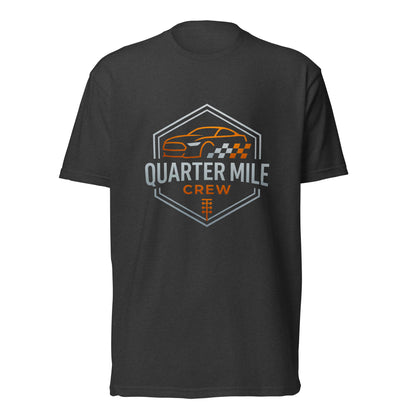 Quarter Mile Crew drag racing crest graphic t-shirt — Marque