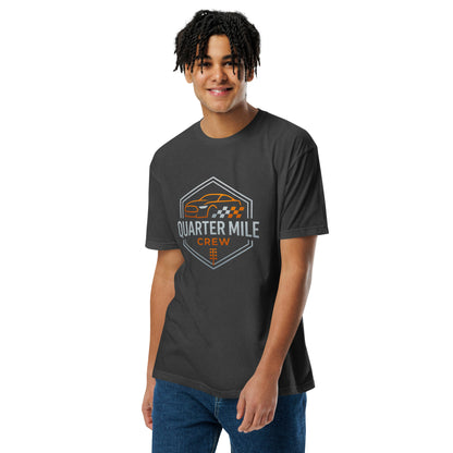 Quarter Mile Crew Tee — Drag Crest — Marque automotive apparel