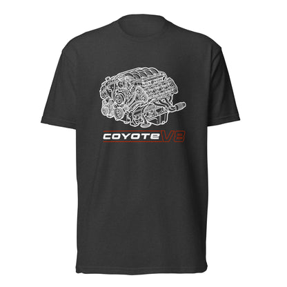 Engine Icons Coyote V8 graphic t-shirt — Marque