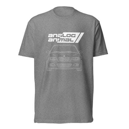 E46 Analog Animal German coupe graphic t-shirt — Marque