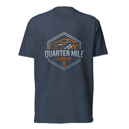 Quarter Mile Crew Tee — Drag Crest — Marque automotive apparel