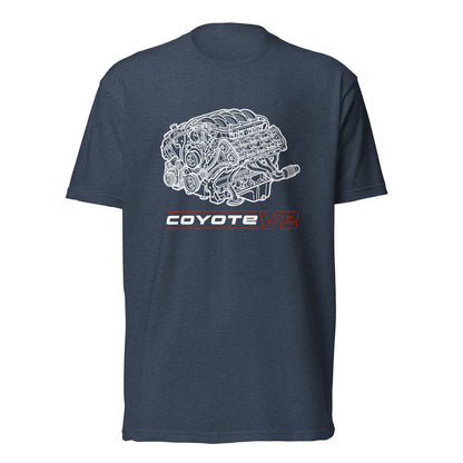 Engine Icons Coyote V8 graphic t-shirt — Marque