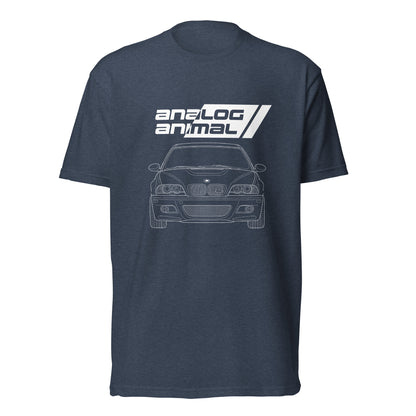 E46 Analog Animal German coupe graphic t-shirt — Marque