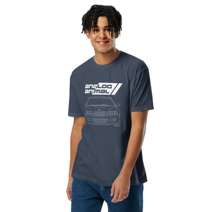 E46 Analog Animal German coupe graphic t-shirt — Marque