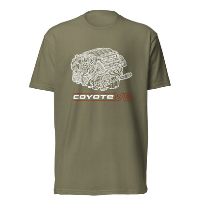 Engine Icons Coyote V8 graphic t-shirt — Marque