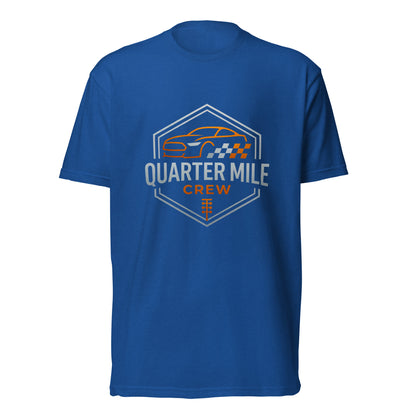 Quarter Mile Crew Tee — Drag Crest — Marque automotive apparel