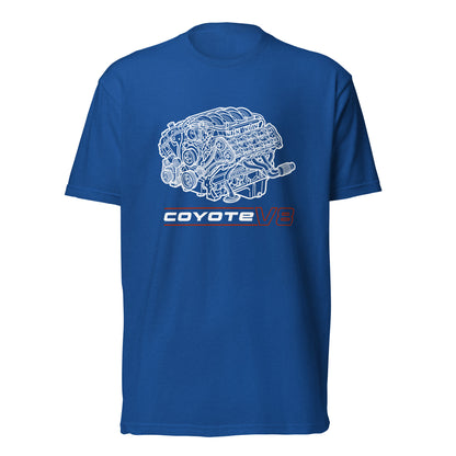 Engine Icons Coyote V8 graphic t-shirt — Marque
