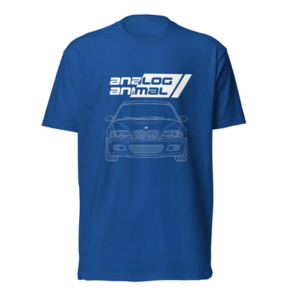 E46 Analog Animal German coupe graphic t-shirt — Marque