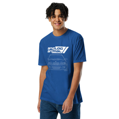 E46 Analog Animal German coupe graphic t-shirt — Marque