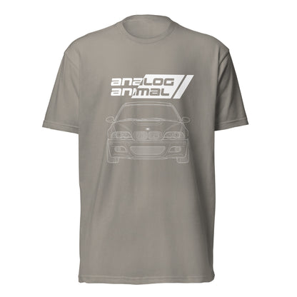E46 Analog Animal German coupe graphic t-shirt — Marque