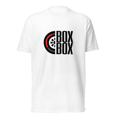 Box Box Pitlane Tee — Marque automotive apparel