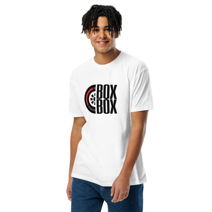 Box Box Pitlane Tee — Marque automotive apparel