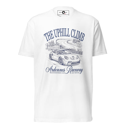 Uphill Climb Tee — Ardennes Raceway — Marque automotive apparel