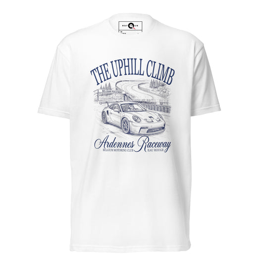 Uphill Climb Tee — Ardennes Raceway — Marque automotive apparel