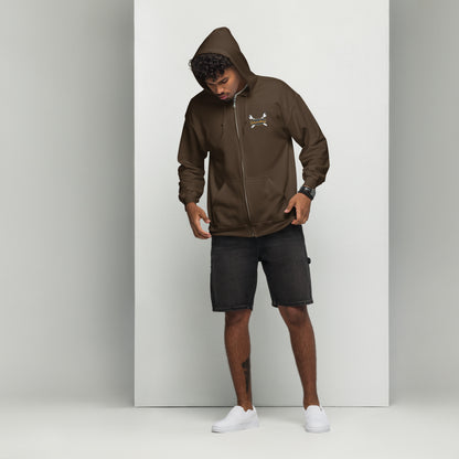 Weekend Wrenching Zip Hoodie — Marque automotive apparel