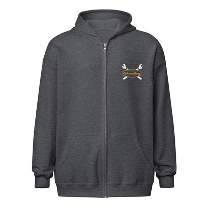 Weekend Wrenching Zip Hoodie — Marque automotive apparel