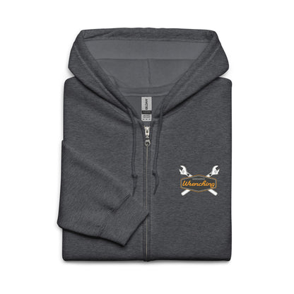 Weekend Wrenching Zip Hoodie — Marque automotive apparel