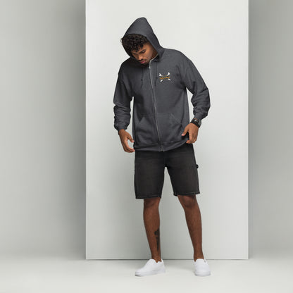 Weekend Wrenching Zip Hoodie — Marque automotive apparel