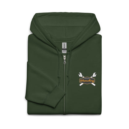 Weekend Wrenching Zip Hoodie — Marque automotive apparel