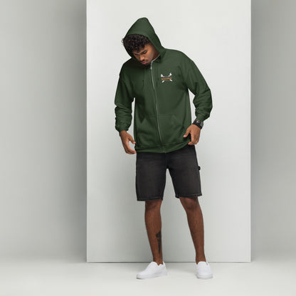 Weekend Wrenching Zip Hoodie — Marque automotive apparel