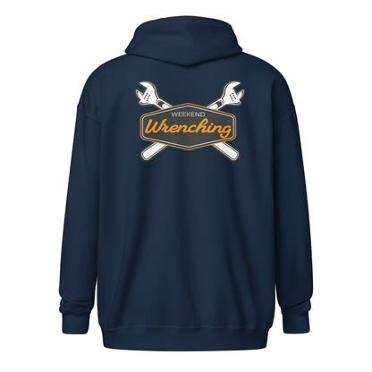 Weekend Wrenching zip graphic hoodie — Marque