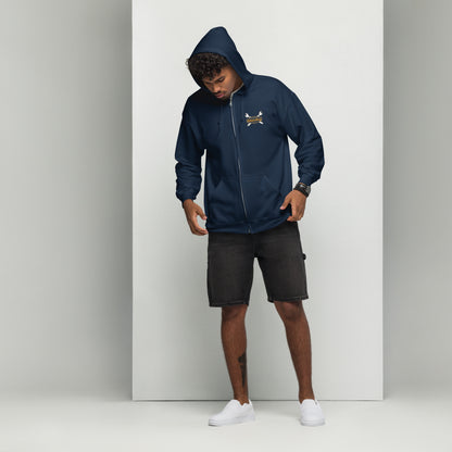 Weekend Wrenching Zip Hoodie — Marque automotive apparel