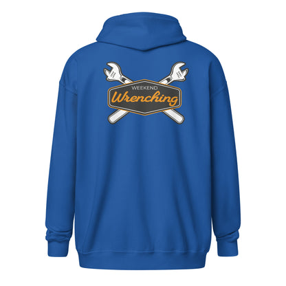 Weekend Wrenching Zip Hoodie — Marque automotive apparel