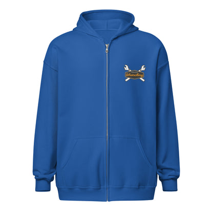 Weekend Wrenching Zip Hoodie — Marque automotive apparel