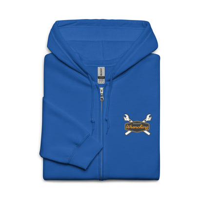 Weekend Wrenching Zip Hoodie — Marque automotive apparel