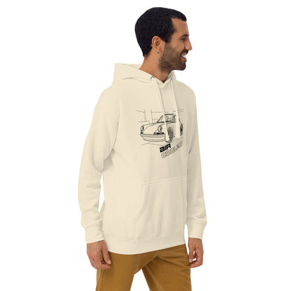 Air-Cooled Legacy Hoodie — Flat-Six Heritage — Marque automotive apparel