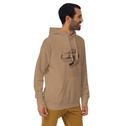 Air-Cooled Legacy Hoodie — Flat-Six Heritage — Marque automotive apparel