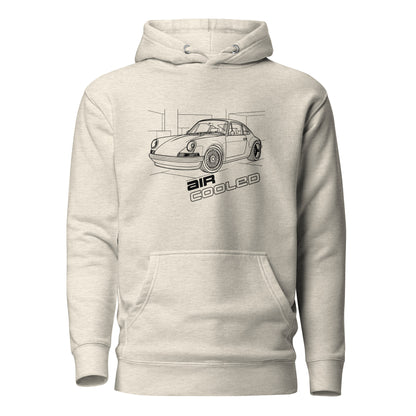 Air-Cooled Legacy Hoodie — Flat-Six Heritage — Marque automotive apparel