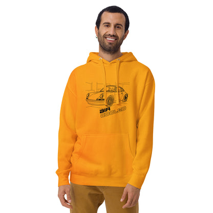 Air-Cooled Legacy Hoodie — Flat-Six Heritage — Marque automotive apparel