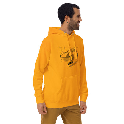 Air-Cooled Legacy Hoodie — Flat-Six Heritage — Marque automotive apparel