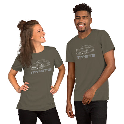 My-ATA Tee — It's Not Yours graphic t-shirt, Army front view (3) — Marque automotive apparel