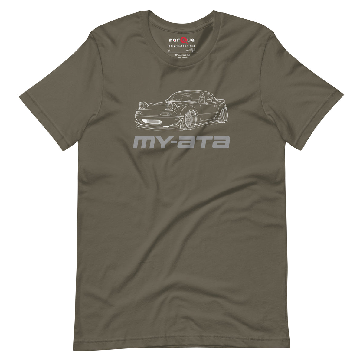 My-ATA Tee — It's Not Yours graphic t-shirt, Army front view — Marque automotive apparel