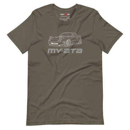 My-ATA Tee — It's Not Yours graphic t-shirt, Army front view — Marque automotive apparel