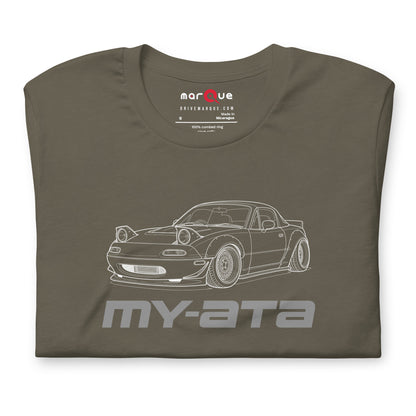 My-ATA Tee — It's Not Yours graphic t-shirt, Army front view (2) — Marque automotive apparel