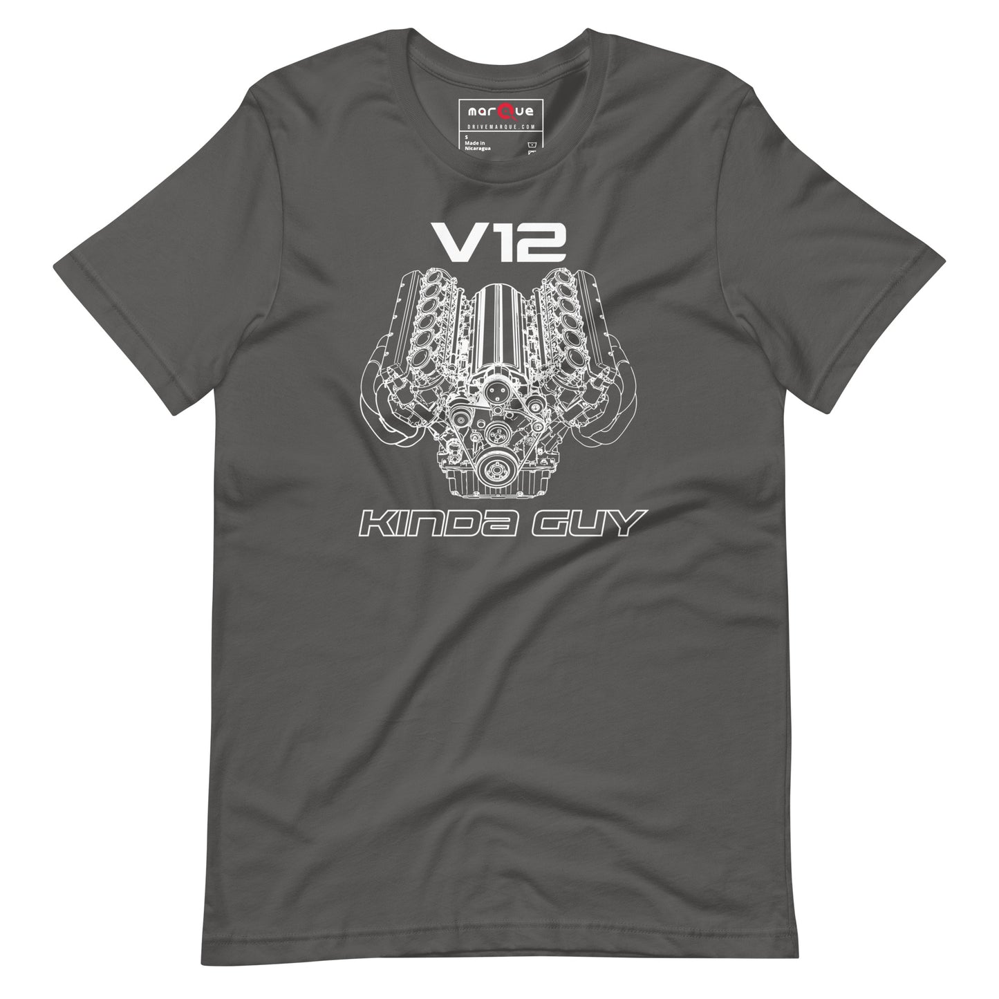 V12 Kinda Guy Tee — Marque automotive apparel
