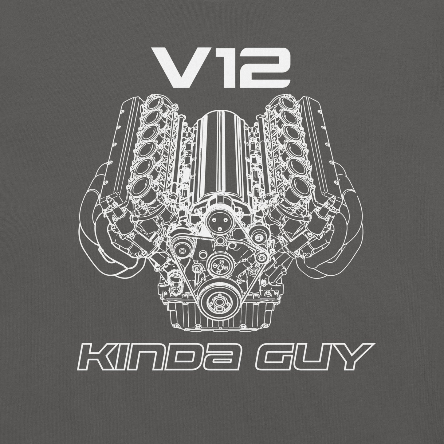 V12 Kinda Guy Tee — Marque automotive apparel