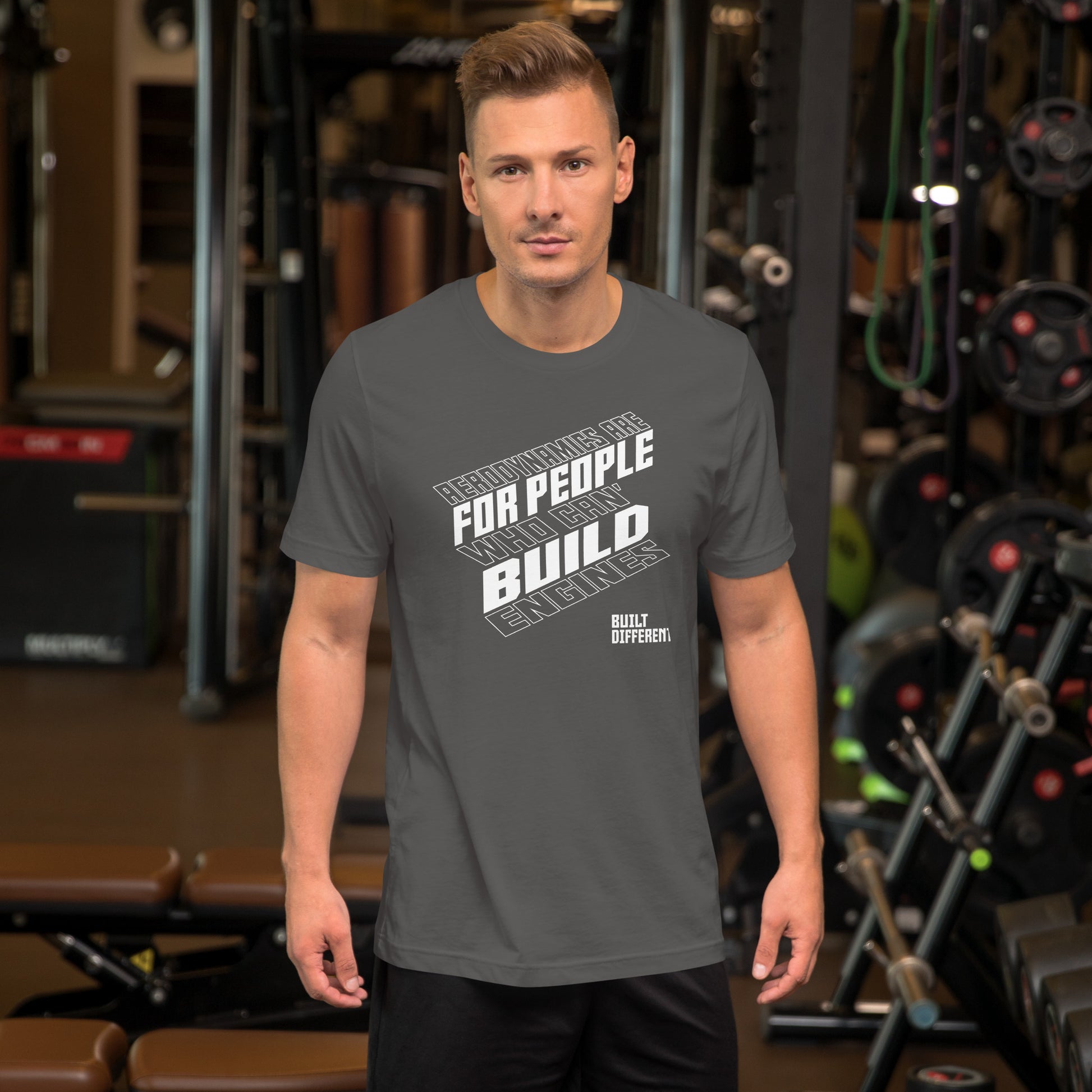 Engine Over Aero Tee — Marque automotive apparel