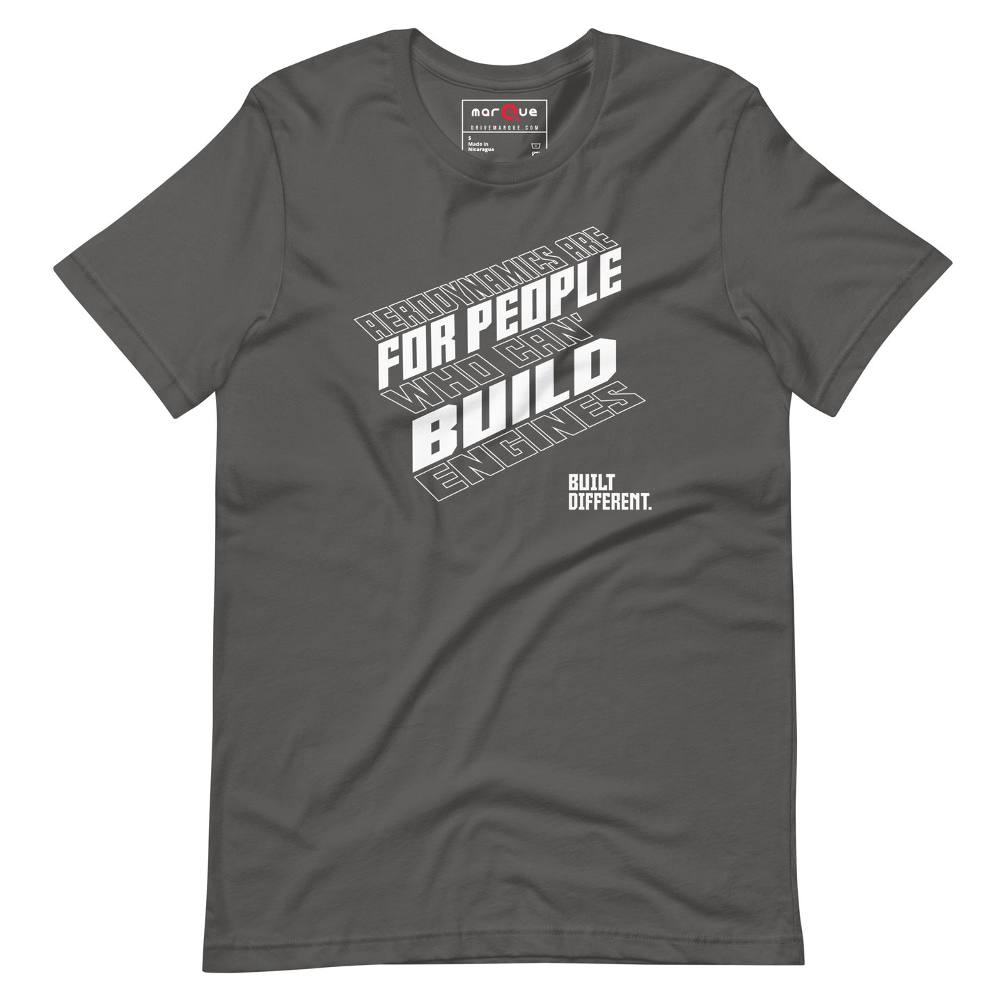 Engine Over Aero Tee — Marque automotive apparel
