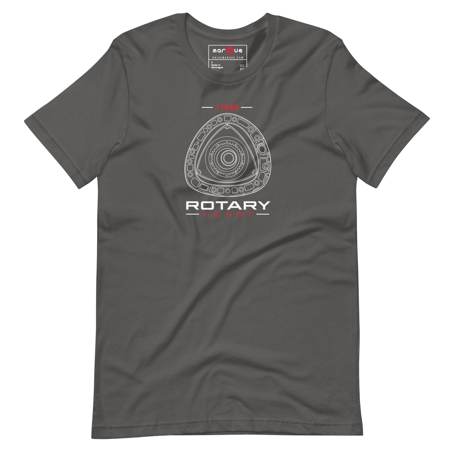Rotary Heart Tee — Marque automotive apparel