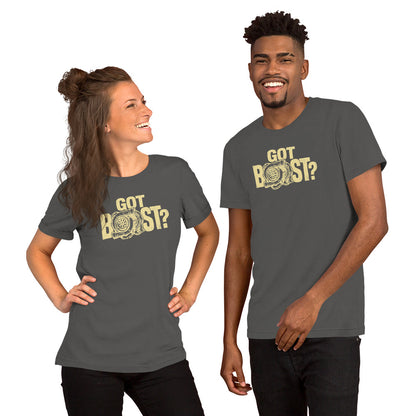 Got Boost tee, Asphalt front view — Marque automotive apparel (3)