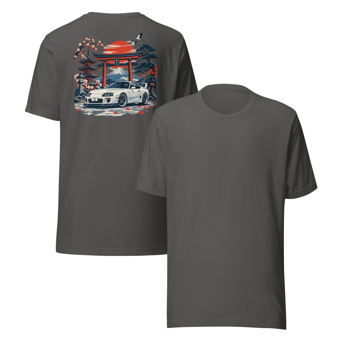 Asphalt A80 tee back and front together, confirming there is no front print