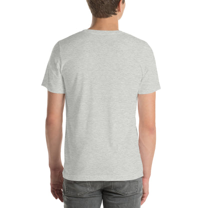 Manual Blueprint Tee, Athletic Heather back view — plain back, Marque automotive apparel