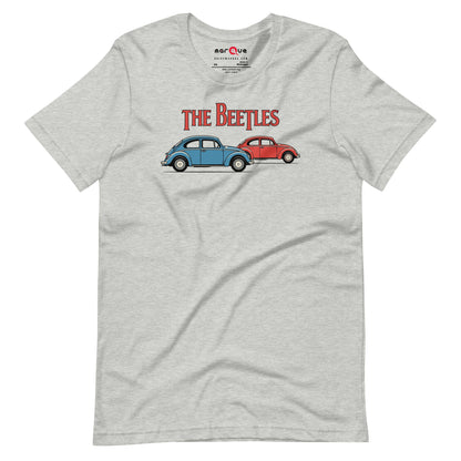 Four of a Kind Tee — Air-Cooled Flat-Four graphic t-shirt, Athletic Heather front view — Marque automotive apparel