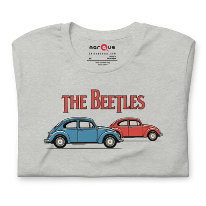 Four of a Kind Tee — Air-Cooled Flat-Four graphic t-shirt, Athletic Heather front view (2) — Marque automotive apparel