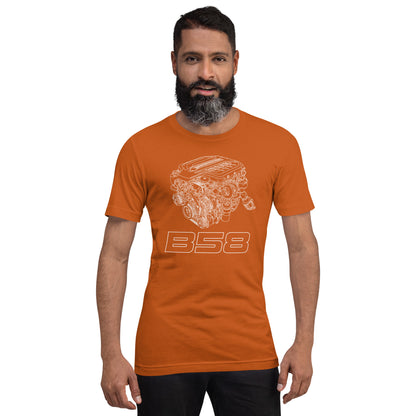 B58 Exploded View Tee — Marque automotive apparel