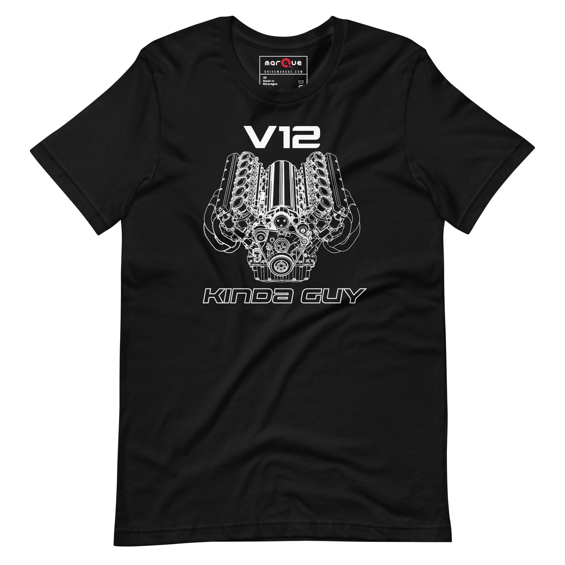 V12 kinda guy graphic t-shirt — Marque